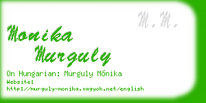 monika murguly business card